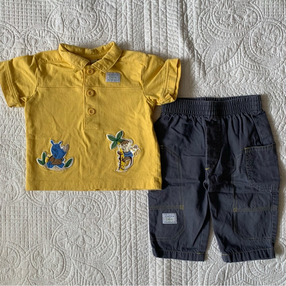 Jungle Safari Outfit 3-6 Months